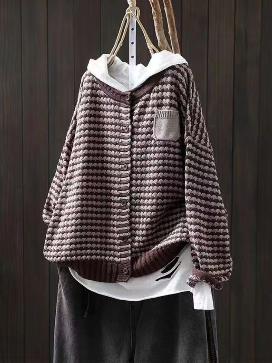 Seliora™ - Cárdigan de Tricot Texturizado