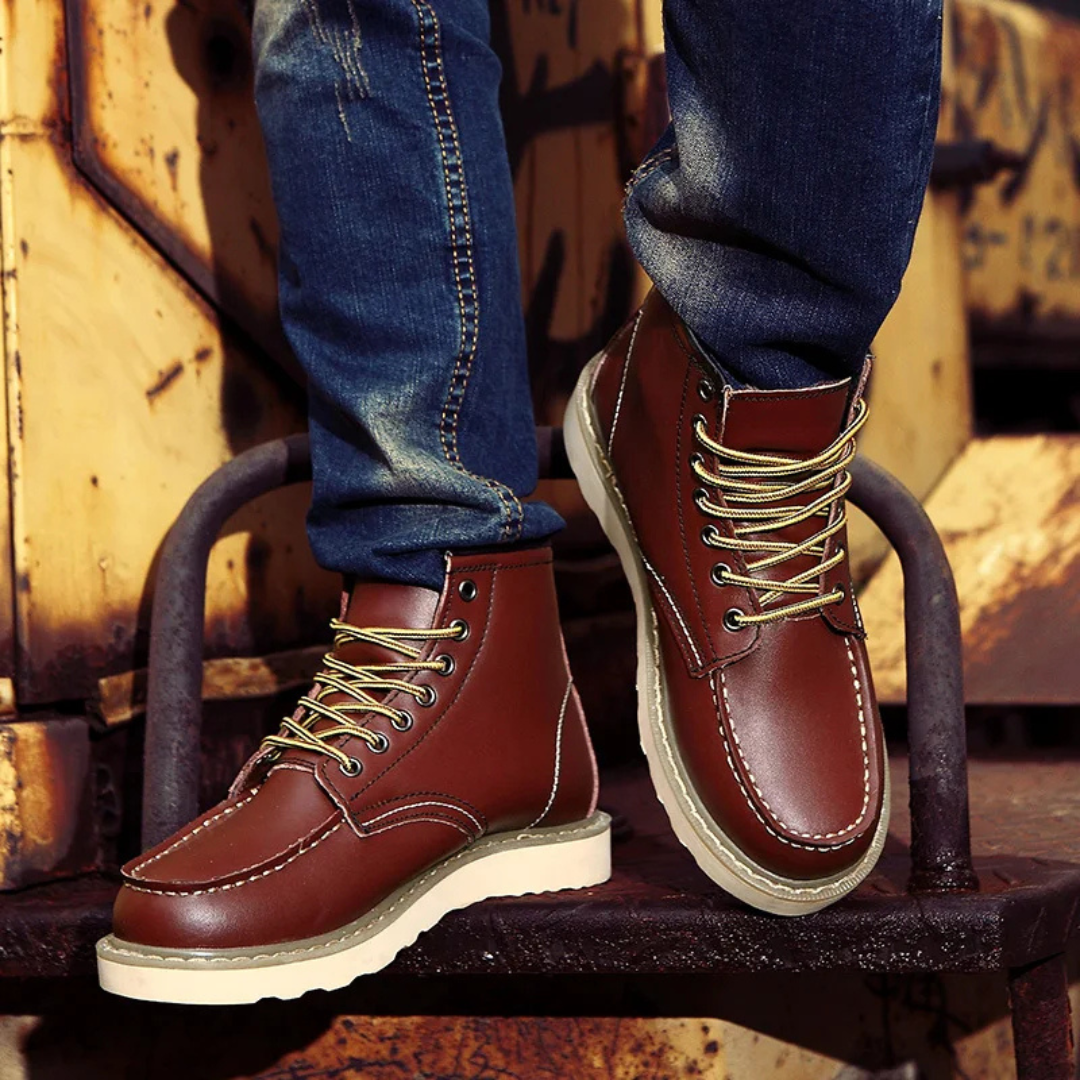 Cole™ | Botas de cuero vintage