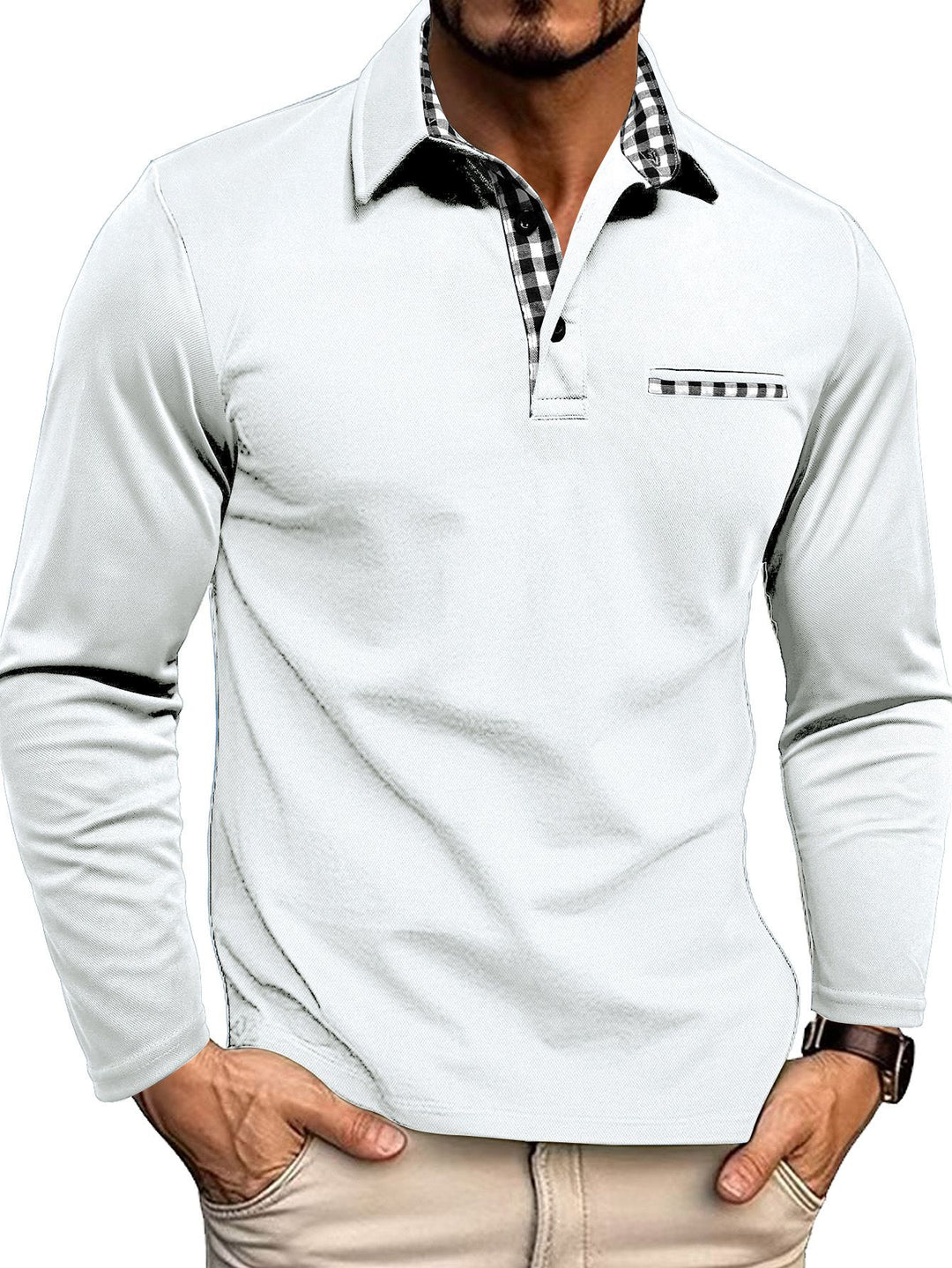 Miguel™ | Camiseta polo de manga larga